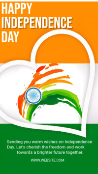 Happy Independence Day  Instagram Story template