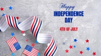 Happy Independence Day Modern poster Digitale display (16:9) template