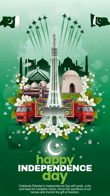 Copy of Happy Independence Day Pakistan Instagram Story | PosterMyWall