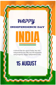 Happy independence day template 2025 Poster