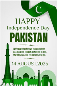 Happy independence day template 2025 Poster