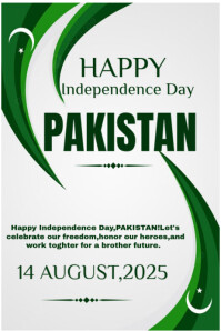 Happy independence day template 2025 Poster