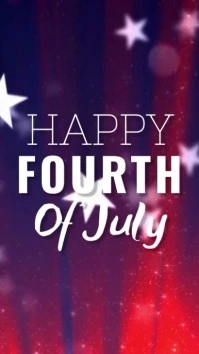 Happy Independence Day Video Digitalt display (9:16) template