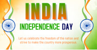 Happy India independence day Facebook Shared Image template