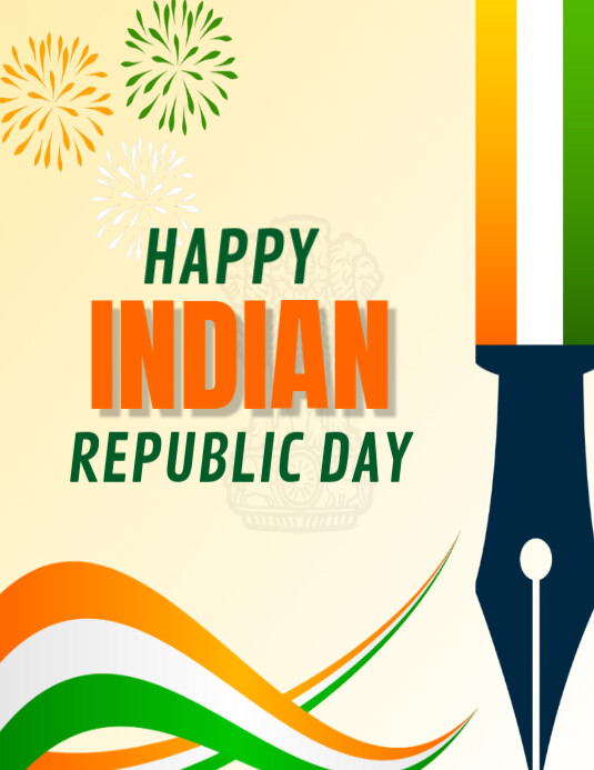 Happy INDIAN REPUBLIC DAY 2025 Template PosterMyWall