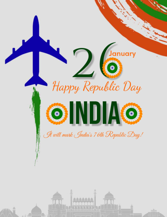 Happy Indian Republic Day Flyer Template 2025 PosterMyWall