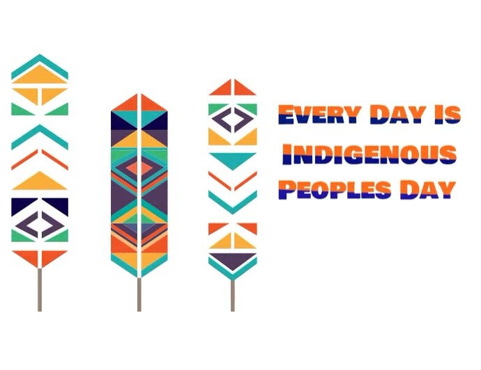 Happy Indigenous People's Day Ulotka (US Letter) template