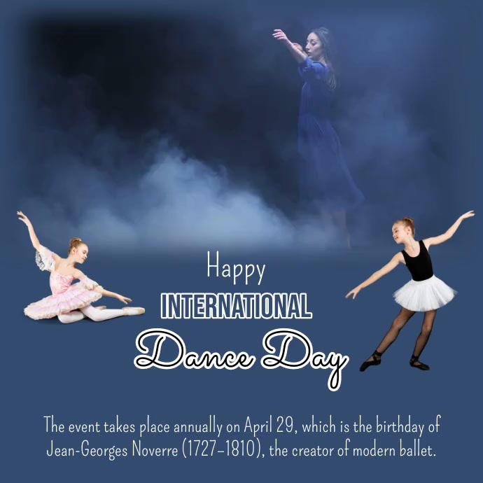 happy international dance day,dance day post template