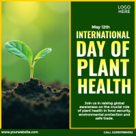 Happy International Day of Plant Health Message Instagram template