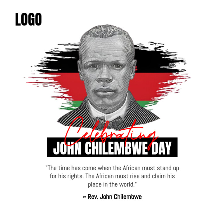 Happy John Chilembwe Day Instagram na Post template