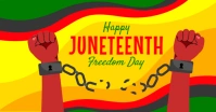 Happy Juneteenth Day Facebook Shared Image template