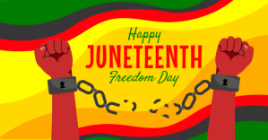 Yellow Juneteenth Celebration Immagine condivisa di Facebook Template