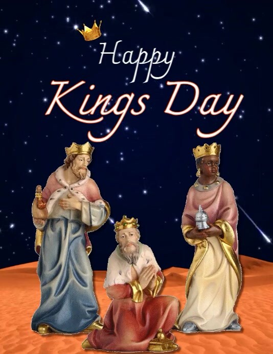Kings Day Sticker Happy Kings Day Template | PosterMyWall