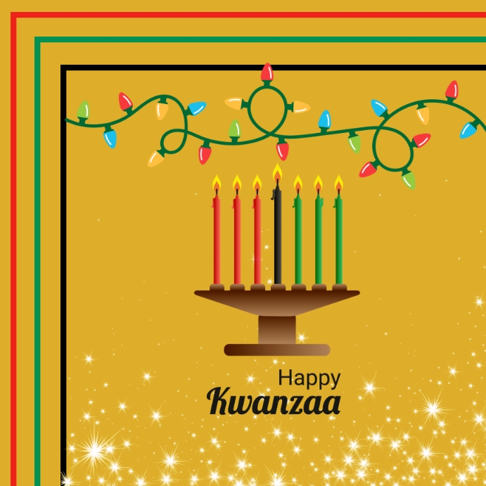 Happy kwanzaa,poster Template | PosterMyWall