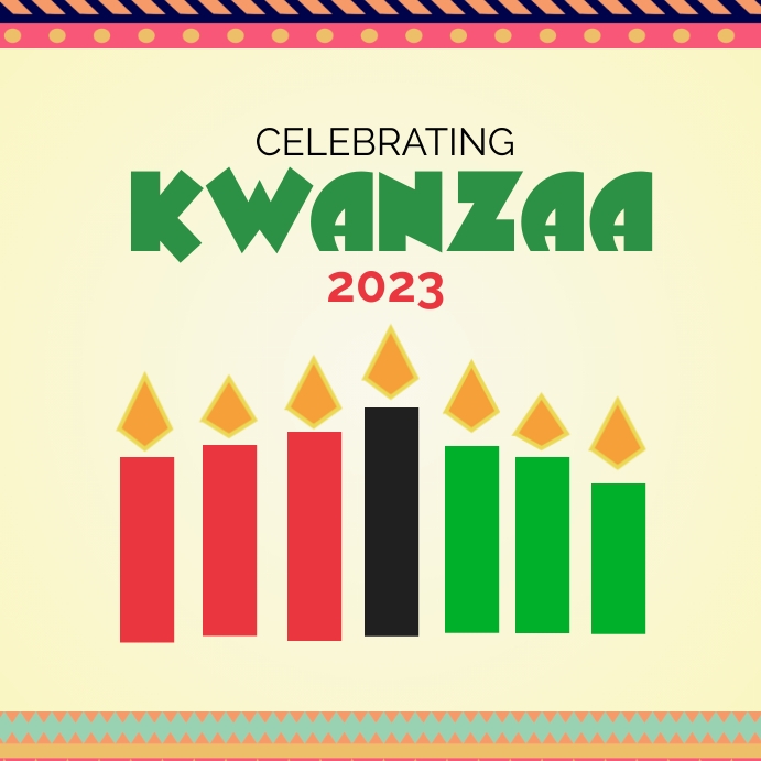 Happy kwanzaa 2023 instagram post Instagram-Beitrag template