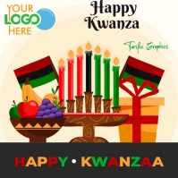 happy kwanzaa Instagram-Beitrag template