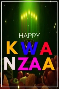 Happy kwanzaa Template Cartaz