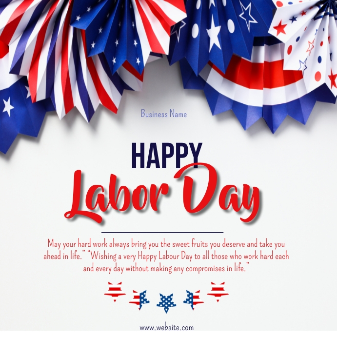 happy labor day,labor day greetings Publicación de Instagram template