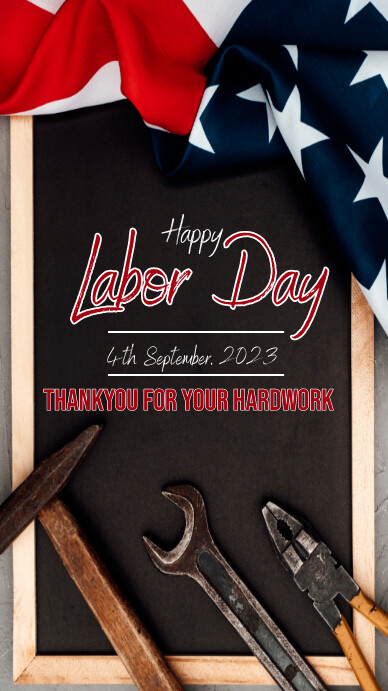 happy labor day,labor day greetings Instagram Story template