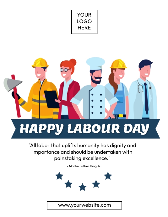 Happy Labor Day 2023 2024 Pamflet (VSA Brief) template