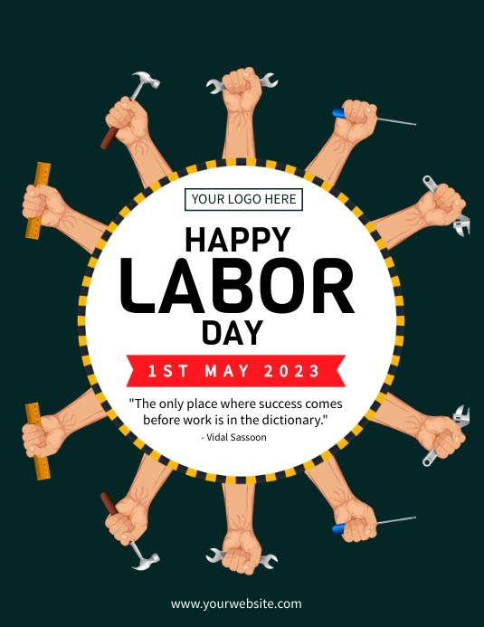 Happy Labor Day 2025 2025 Template PosterMyWall