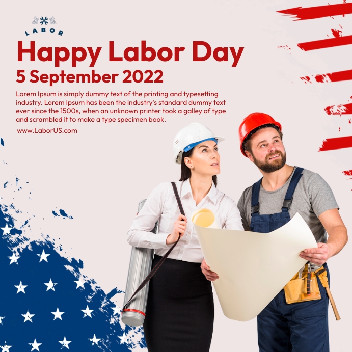 Happy Labor Day Ads Template PosterMyWall