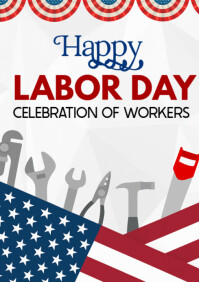 Happy labor day A1 template
