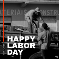 Happy labor day wishes post Template | PosterMyWall