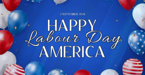 Blue Labour Day Celebration Obraz udostępniany na Facebooku Template