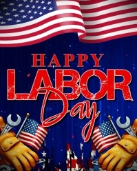 happy labor day Instagram Portrait template