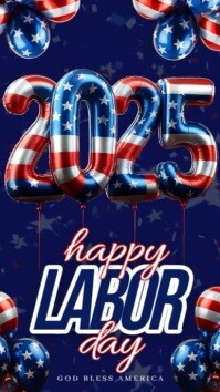 Viola Labor Day Celebration Instagram-verhaal Template