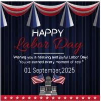 Happy labor day template 2025 Post Instagram