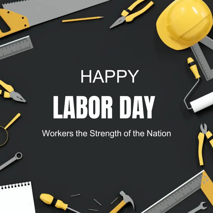 Copy of Happy Labor day template Instagram post | PosterMyWall