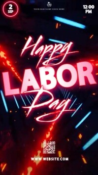 Happy Labor Day Video Design Template Instagram Story