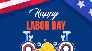 Happy Labor day wish Twitter post Wpis na Twittera template