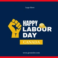 HAPPY LABOUR DAY Logo template