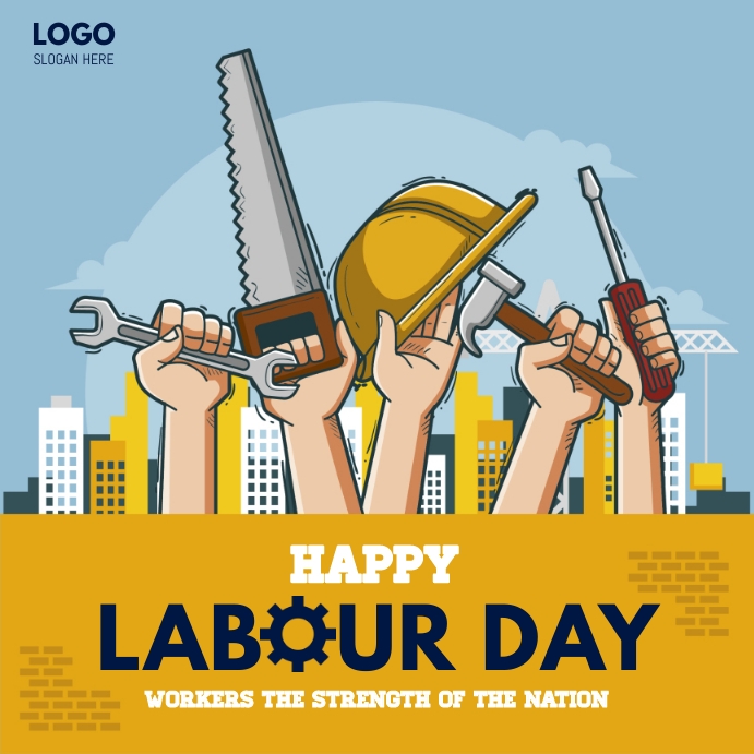 Happy Labour Day Template PosterMyWall