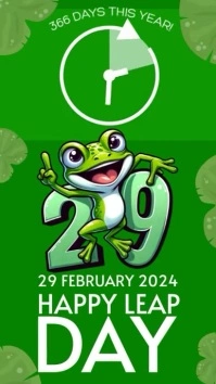 HAPPY LEAP DAY INSTAGRAM STORY TEMPLATE