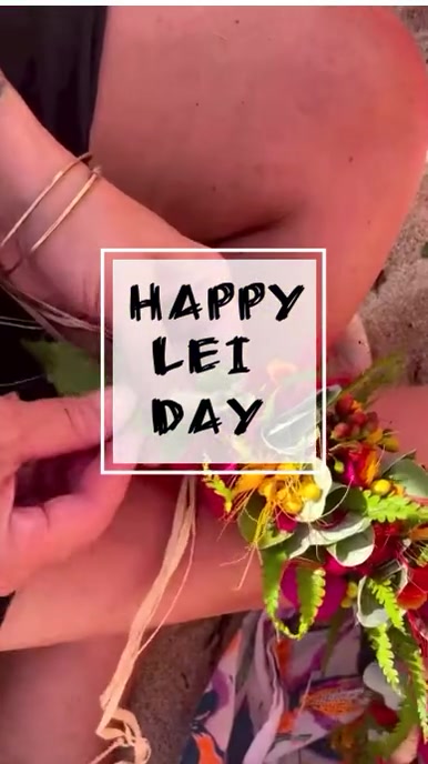 Happy lei day Template | PosterMyWall