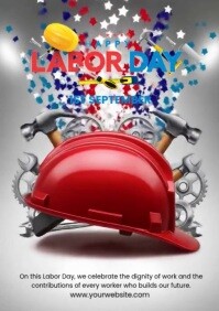 happy lobar day A4 template