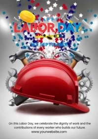 happy lobar day A4 template