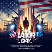 Happy Lobar Day USA Iphosti le-Instagram template