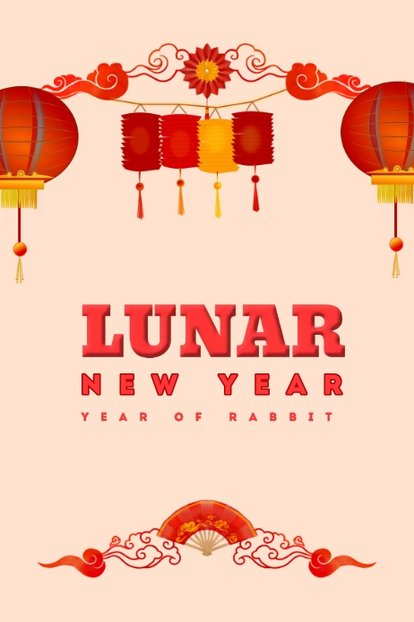Happy Lunar New Year Template | PosterMyWall