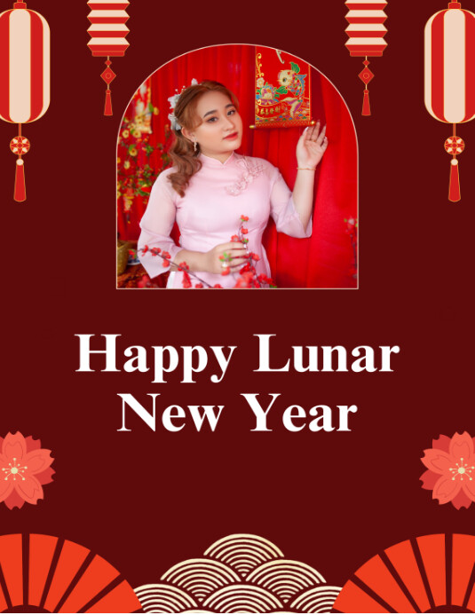happy Lunar New Year Template | PosterMyWall