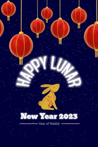 Happy Lunar New Year Template | PosterMyWall