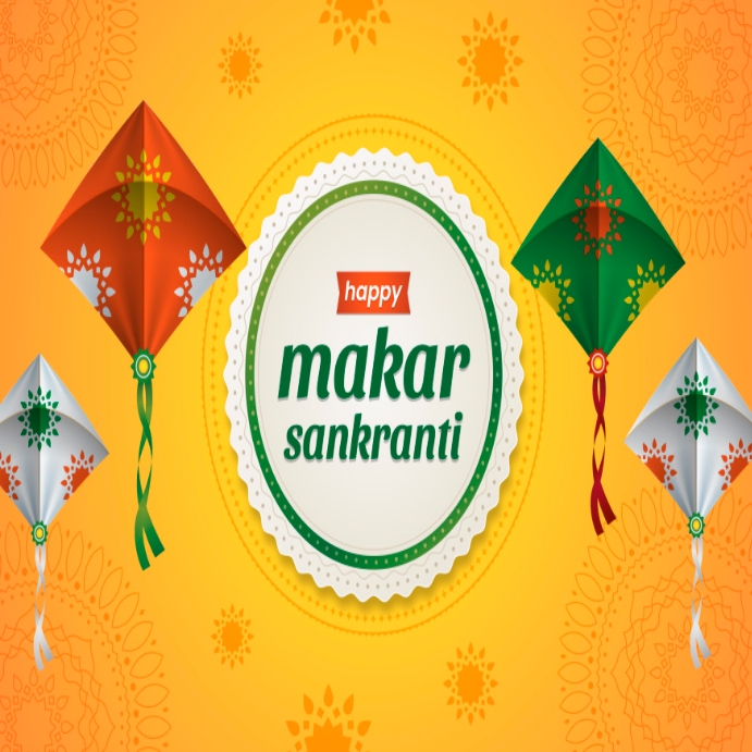 Happy Makar Sankranti Instagram Plasing template