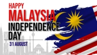 happy Malaysia independence day Blog Header template