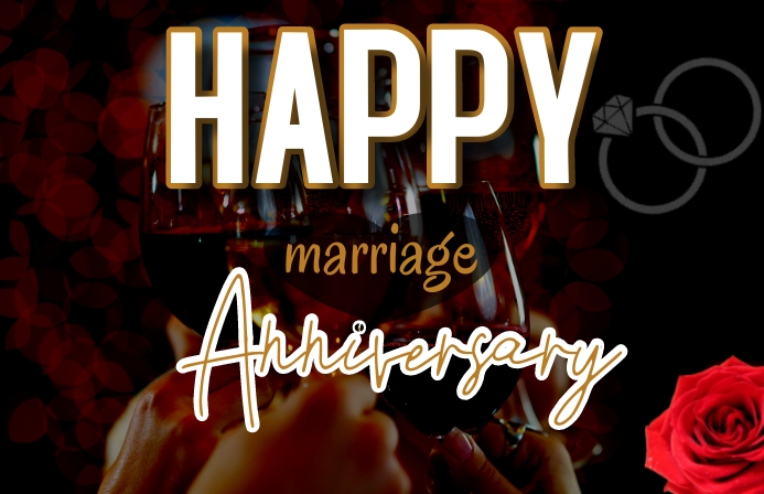 Happy Marriage Anniversary Template Design Postermywall Happy Marriage Anniversary Template Design Postermywall