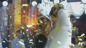 สีน้ำตาล Wedding Celebration YouTube-miniature Template
