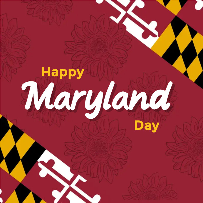 Happy Maryland Day Template Instagram-bericht